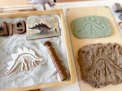 Prehistoric Fossils for Sensory Play