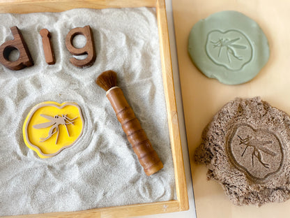 Prehistoric Fossils for Sensory Play