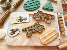 Load image into Gallery viewer, Construction Vehicles Bio Dough Cutter
