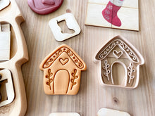 Load image into Gallery viewer, Gingerbread House Bio Dough Cutter
