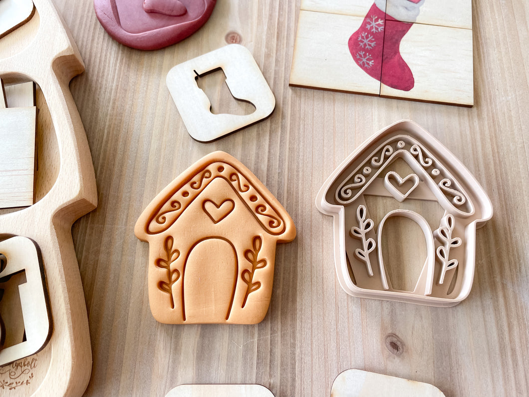 Gingerbread House Bio Dough Cutter