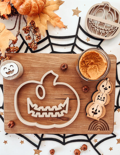 Build a Jack-O-Lantern Bio Dough Cutters set of 5