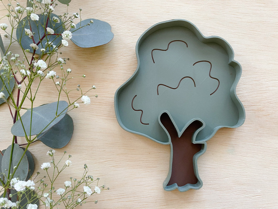 Tree and Stump Biodegradable Sensory Tray