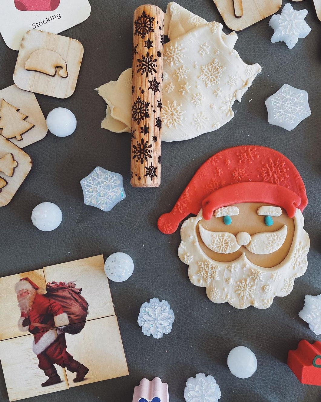 Build a Santa Claus Bio Dough Cutter set of 6