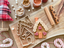 Load image into Gallery viewer, Build a Gingerbread House Bio Dough Cutter set of 6

