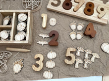 Load image into Gallery viewer, Fall-themed Math Counters 10 pcs
