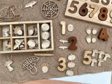 Load image into Gallery viewer, Fall-themed Math Counters 10 pcs
