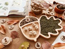Load image into Gallery viewer, NEW - Acorn Wooden Sensory Tray
