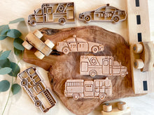 Load image into Gallery viewer, Emergency Vehicles Bio Dough Cutter
