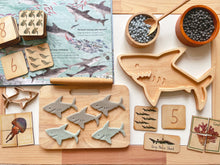 Load image into Gallery viewer, Shark Wooden Sensory Tray
