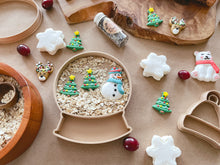 Load image into Gallery viewer, Snow Globe Biodegradable Sensory Tray
