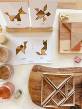 Load image into Gallery viewer, Tangram Bio Dough Cutter set of 7 (with free printable cards)
