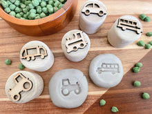 Load image into Gallery viewer, Wooden Playdough Stamps - different themes
